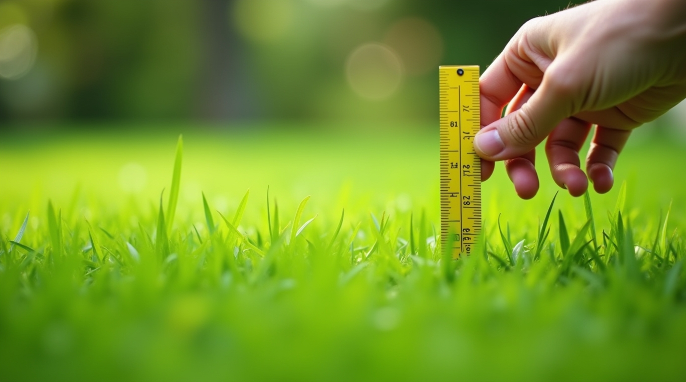 How to Measure Grass Height
