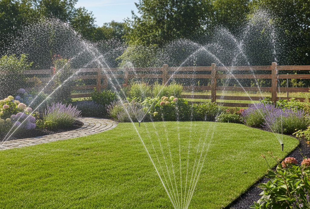 Lawn Sprinkler Setup