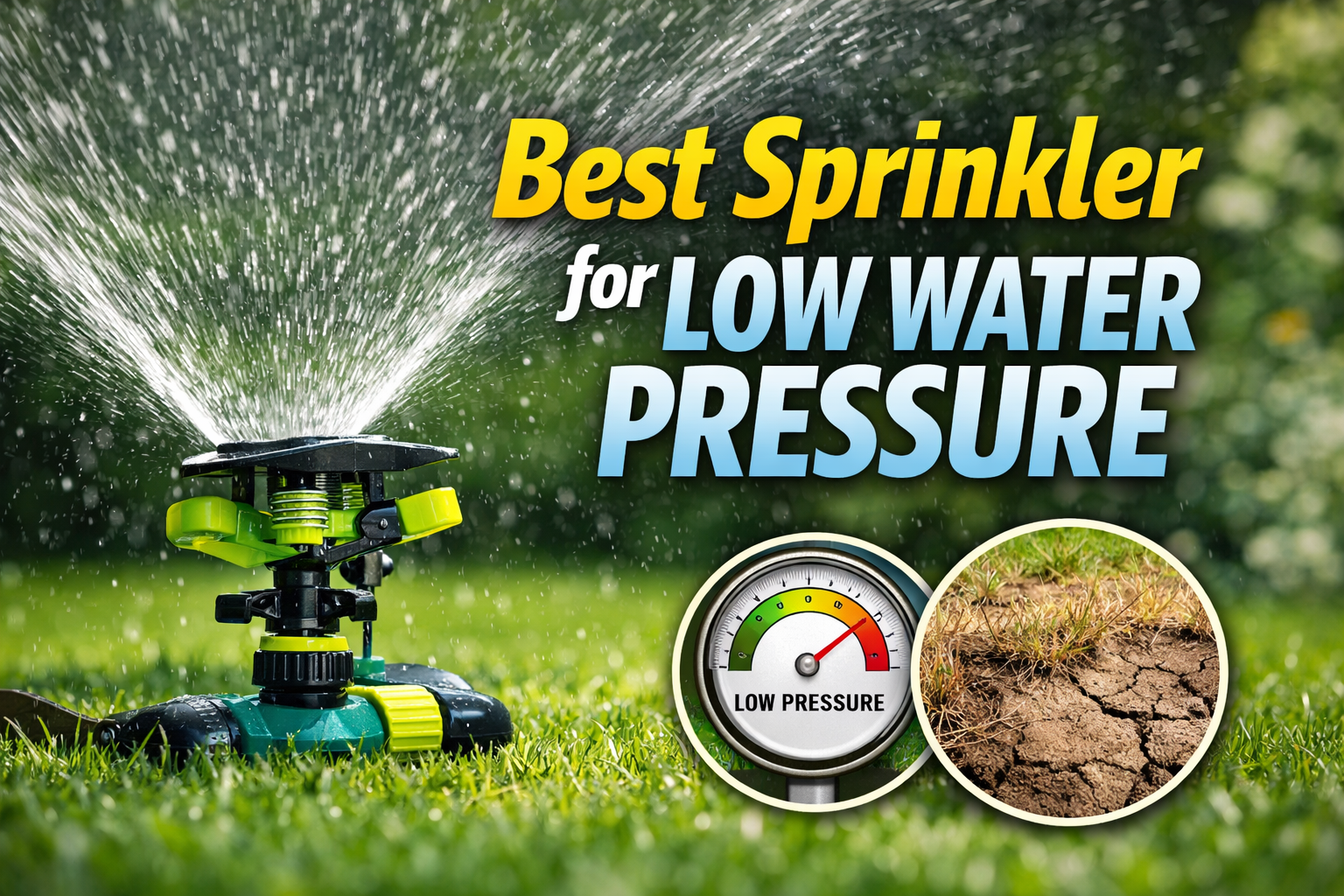 low water pressure