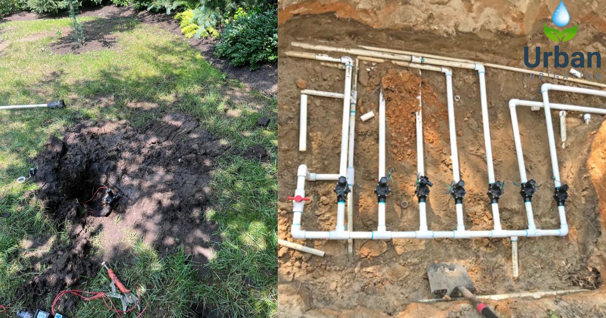 irrigation system installation